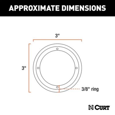 Image showing  Tie-Down Backing Plate Trim Ring for #83710, 83720