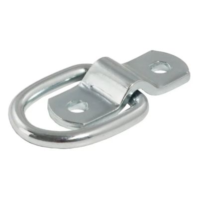 Image showing  1 in. x 1-1/4 in. Surface-Mounted Tie-Down D-Ring (1,200 lb., Clear Zinc), 83730
