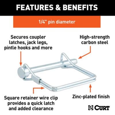 Image showing  1/4 in. x 2-3/4 in. Safety Pin