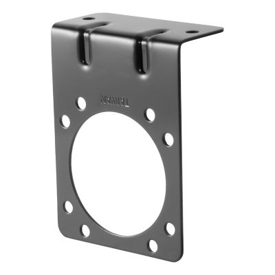 CURT Connector Mounting Bracket for 7-Way RV Blade (Black), 58290