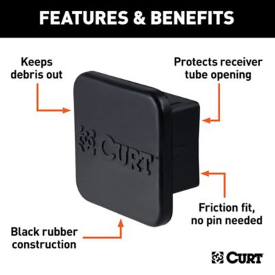 Image showing  2 in. Rubber Hitch Tube Cover