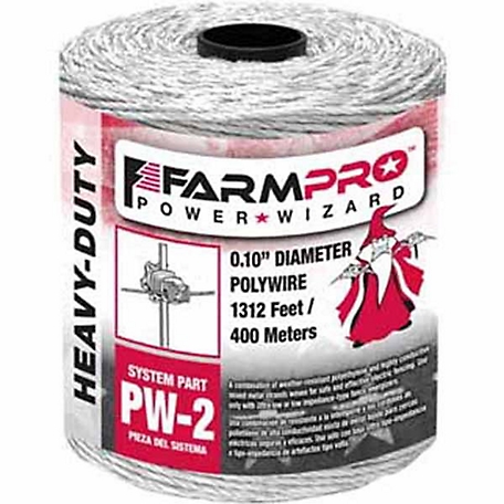 Power Wizard 1,312 ft. Polywire Electric Fence Wire