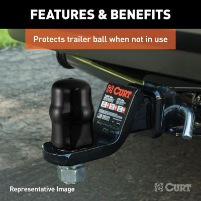 Image showing  Trailer Ball Cover (Fits 2-5/16 in. Balls, Black Rubber, Packaged), 21811