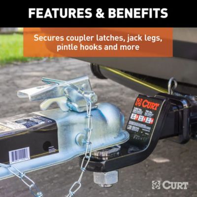 Image showing  1/4 in. Safety Pin with 12 in. Chain (2-3/4 in. Pin Length), 25012