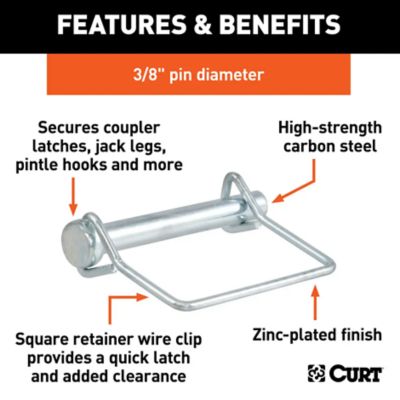 Image showing  3/8 in. x 2-3/4 in. Safety Pin