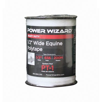 Power Wizard 1/2 in. x 656 ft. Equine Polytape Electric Fence Tape