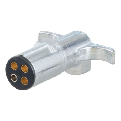 CURT 4-Way Round Connector Plug (Trailer Side), 58060