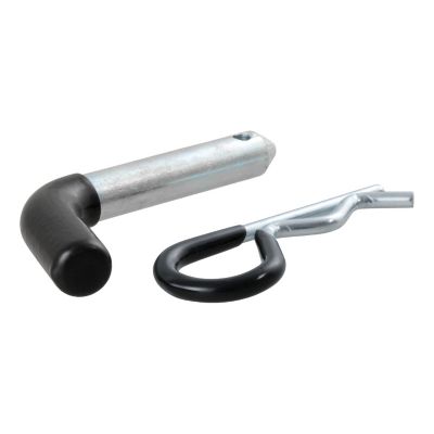 CURT 1/2 in. Hitch Pin (1-1/4 in. Receiver, Zinc with Rubber Grip), 21410