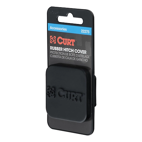 CURT 1-1/4 in. Rubber Hitch Tube Cover (Packaged), 22275