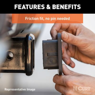 Image showing  1-1/4 in. Rubber Hitch Tube Cover (Packaged), 22275