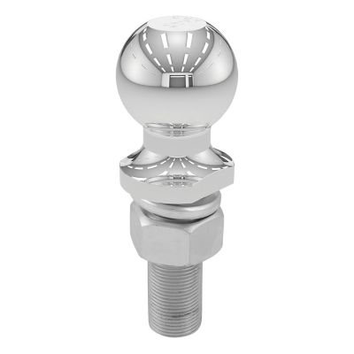 Image showing  2 in. Trailer Ball (1 in. x 3 in. Shank, 6,000 lb., Chrome), 40020