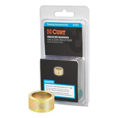 CURT Trailer Ball Reducer Bushing (From 1 in. to 3/4 in. Stem, Packaged), 21101