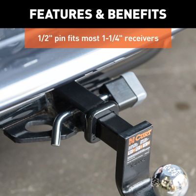 Image showing  1/2 in. Hitch Lock (1-1/4 in. Receiver, Deadbolt, Chrome), 23020