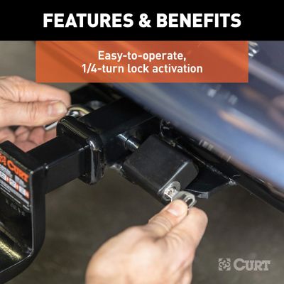 Image showing  1/2 in. Hitch Lock (1-1/4 in. Receiver, Deadbolt, Chrome), 23020