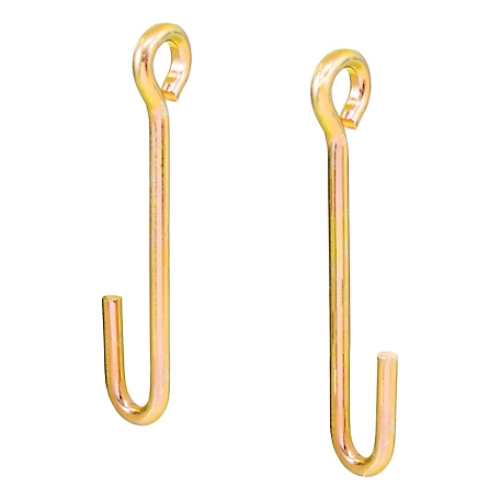 CURT Replacement Securelatch Trailer Safety Chain Holder Hooks (2 Pack), 48551