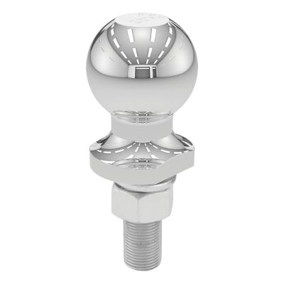 Image showing  2 in. Trailer Ball, 3/4 in. x 2-1/8 in. Shank, 3,500 lb. Capacity, Chrome