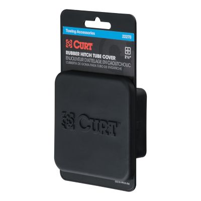 CURT 2-1/2 in. Rubber Hitch Tube Cover (Packaged), 22278