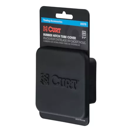 CURT 2-1/2 in Rubber Hitch Tube Cover (Bag) 22278 Hitch Covers