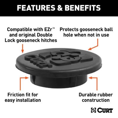 Image showing  Replacement Gooseneck Hitch Cap, 66165