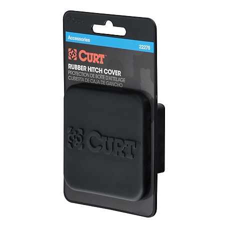 CURT 2 in. Rubber Hitch Tube Cover (Packaged), 22276