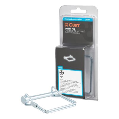 CURT 1/4 in. Safety Pin (2-3/4 in. Pin Length, Packaged), 25081