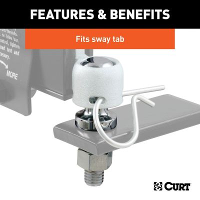 Image showing  Replacement 1-1/4 in. Sway Control Ball, 5/8 in. x 1-3/4 in. Shank
