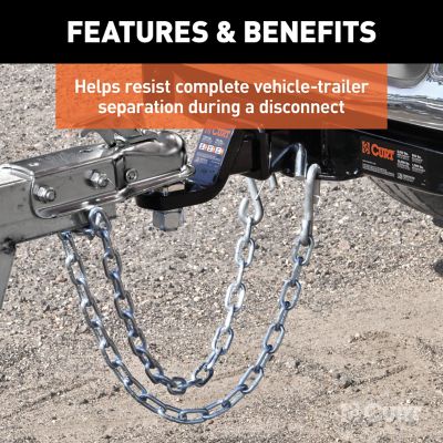 Image showing  27 in. Safety Chain with 1 Snap Hook (2,000 lb., Clear Zinc), 80312