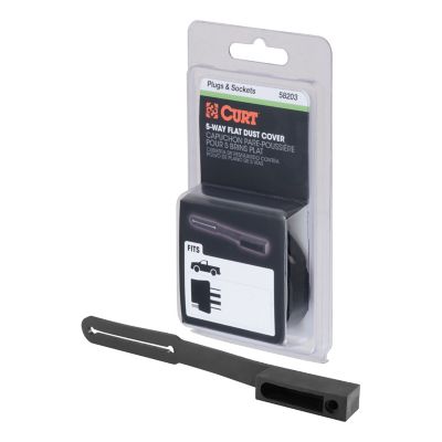 CURT 5-Way Flat Connector Dust Cover (Vehicle Side, Packaged), 58203