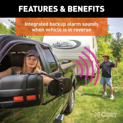 Image showing  Adapter with Backup Alarm (7-Way RV Blade Vehicle to 4-Way Flat Trailer), 57724