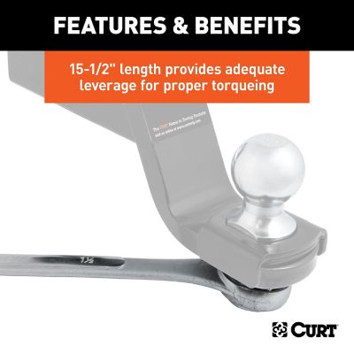 Image showing  Trailer Ball Box-End Wrench for 1-1/8 in. or 1-1/2 in. Nuts