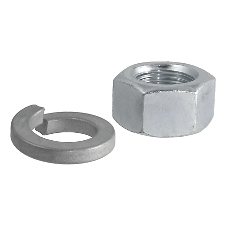 CURT Replacement Trailer Ball Nut & Washer for 1 in. Shank, 40104