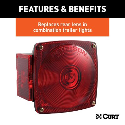 Image showing  Replacement Combination Trailer Light Rear Lens