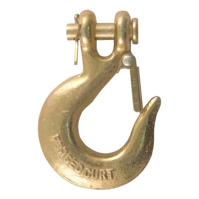 CURT 1/4 in. Safety Latch Clevis Hook (12,600 lb., 1/4 in. Pin)