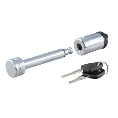 CURT 1/2 in. Hitch Lock (1-1/4 in. Receiver, Barbell, Chrome)