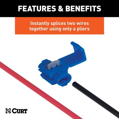 Image showing  Snap Lock Tap Connectors (18-14 Wire Gauge, 100 Pack), 58280