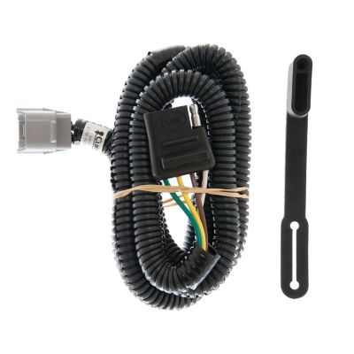 CURT Custom 4-Flat, Select Toyota and Lexus Vehicles, OEM Tow Package Required, 55245