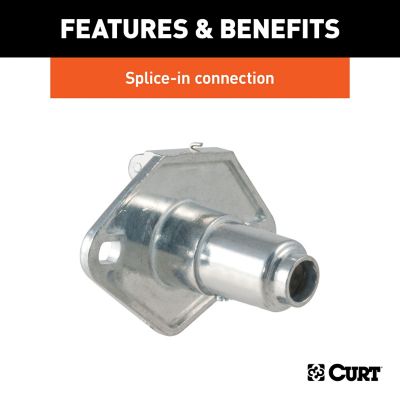 Image showing  6-Way Round Connector Socket (Vehicle Side, Packaged), 58091