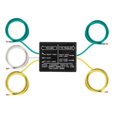 CURT Non-Powered 3-To-2-Wire Taillight Converter (Bulk)