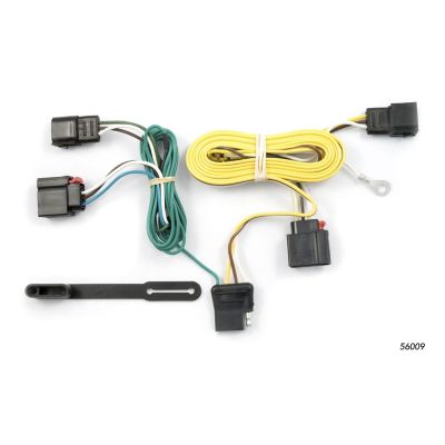 CURT Custom Wiring Harness, 4-Way Flat Output, Select Jeep Grand Cherokee, 56009