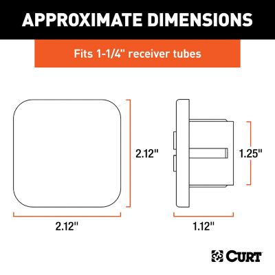 Image showing  1-1/4 in. Rubber Hitch Tube Cover