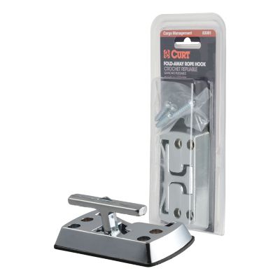 CURT Fold-Away Rope Hook (1,200 lb., Packaged), 83061