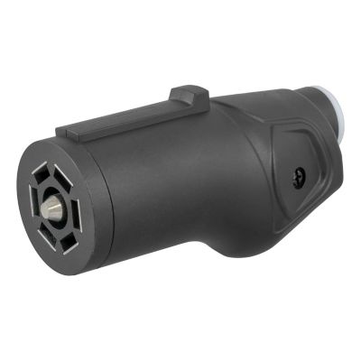CURT Heavy-Duty 7-Way RV Blade Connector Plug (Trailer Side), 58145