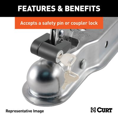 Image showing  2 in. A-Frame Coupler with Posi-Lock (5,000 lb., Zinc), 25101