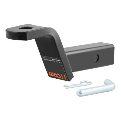 Image showing 1 th CURT 2 in. Shank Class 3 Ball Mount with Pin, 4 in. Drop, 7,500 lb. Capacity, 8-1/4 in. L, Packaged