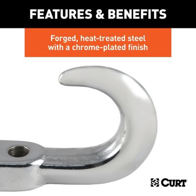 Image showing  Tow Hook (10,000 lb., Chrome), 22420