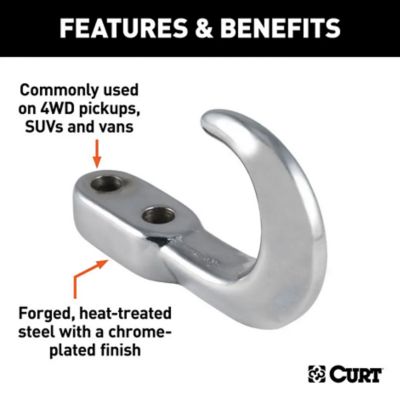 Image showing  Tow Hook (10,000 lb., Chrome), 22420