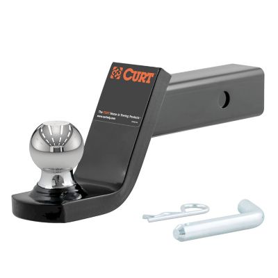 CURT Fusion Ball Mount with 2 in. Ball (2 in. Shank, 7,500 lb., 4 in. Drop), 45154