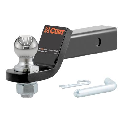 CURT Loaded Ball Mount with 1-7/8 in. Ball (2 in. Shank, 3,500 lb., 2 in. Drop)