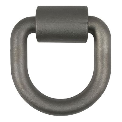 CURT 3 in. x 3 in. Weld-On Tie-Down D-Ring (8,833 lb., Raw Steel), 83760