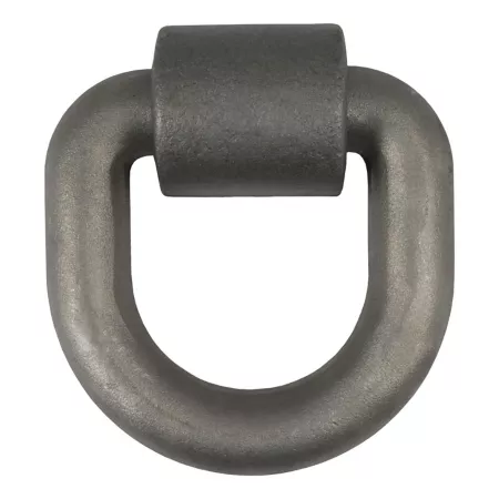 CURT Weld-On Tie-Down D-Ring 15 587 lb Capacity 3 in x 3 in Raw Steel Tie Down Anchors